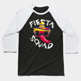 Cinco de Mayo, Fiesta Squad Mexican Party Baseball T-Shirt